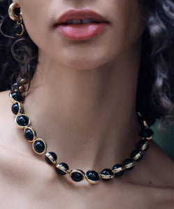 Black bead Necklace