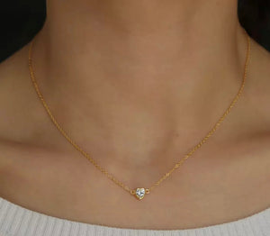 Billy single heart necklace