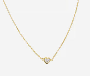 Billy single heart necklace